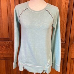 Cat & Jack Double Zippered Grey Piping Trim Sweatshirt XL (14-16)